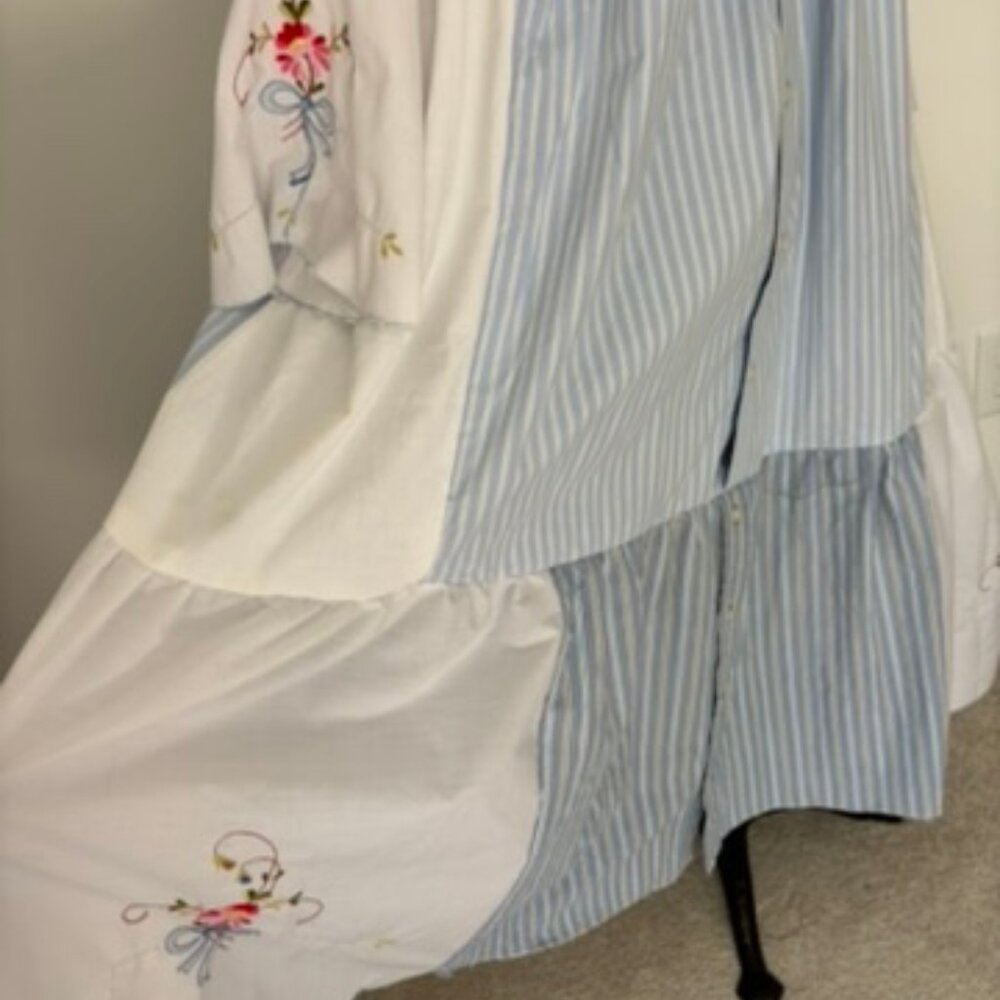 Vintage Boho Upcycled Handmade Festival Maxi Dress - Picture 6 of 12